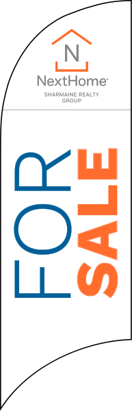 For Sale Feather Flag Only, 7-Foot- Printed on both sides